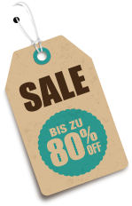 SALE Bis zu 80% OFF